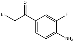 Ethanone, 1-(4-amino-3-fluorophenyl)-2-bromo- Structure