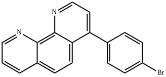 1,10-Phenanthroline, 4-(4-bromophenyl)- Structure