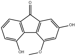 9H-Fluoren-9-one, 2,5-dihydroxy-4-methoxy- Structure