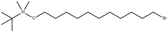 Silane, [(11-bromoundecyl)oxy](1,1-dimethylethyl)dimethyl- Structure