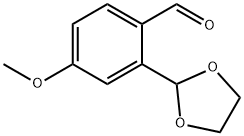 2-(2-(1,3-dioxalanyl))-4-methoxybenzaldehyde Structure