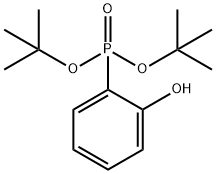 Phosphonic acid, P-(2-hydroxyphenyl)-, bis(1,1-dimethylethyl) ester Structure