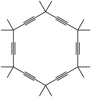 도데카메틸-[6]페리시클린 구조식 이미지