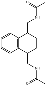 N,N''-((1,2,3,4-Tetrahydronaphthalene-1,4-diyl)bis(methylene))diacetamide Structure