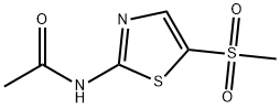 N-(5-(Methylsulfonyl)-1,3-thiazol-2-yl]acetamide Structure