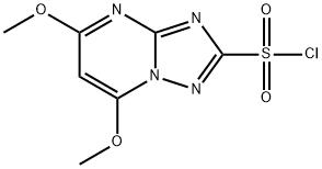 [1,2,4]Triazolo[1,5-a]pyrimidine-2-sulfonyl chloride, 5,7-dimethoxy- Structure