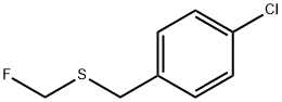 Benzene, 1-chloro-4-[[(fluoromethyl)thio]methyl]- 구조식 이미지
