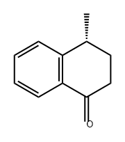 1(2H)-Naphthalenone, 3,4-dihydro-4-methyl-, (4R)- Structure