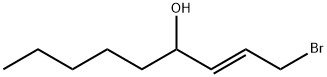 2-Nonen-4-ol, 1-bromo-, (2E)- Structure