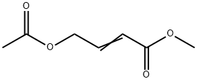 2-Butenoic acid, 4-(acetyloxy)-, methyl ester Structure