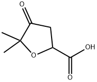 2-Furancarboxylic acid, tetrahydro-5,5-dimethyl-4-oxo- Structure