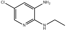 2,3-Pyridinediamine, 5-chloro-N2-ethyl- 구조식 이미지