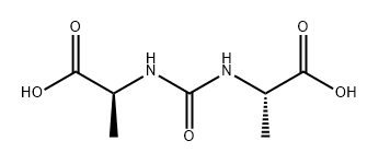 L-Alanine, N,N'-carbonylbis- Structure