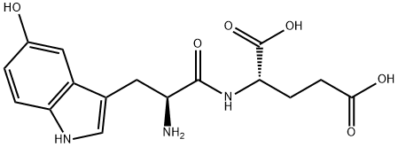 L-Glutamic acid, 5-hydroxy-L-tryptophyl- Structure