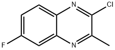 2-Chloro-6-fluoro-3-methylquinoxaline 구조식 이미지