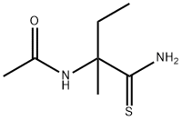 N-(1-carbamothioyl-1-methylpropyl)acetamide Structure