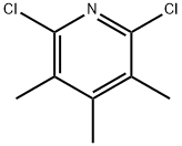 Pyridine, 2,6-dichloro-3,4,5-trimethyl- Structure