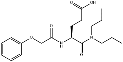 phenoxyacetylproglumide Structure