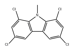 9H-Carbazole, 1,3,6,8-tetrachloro-9-methyl- Structure