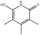 2(1H)-Pyridinone, 6-hydroxy-3,4,5-trimethyl- Structure