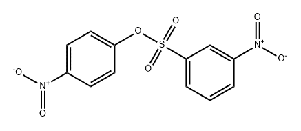 Benzenesulfonic acid, 3-nitro-, 4-nitrophenyl ester 구조식 이미지