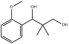 1,3-Propanediol, 1-(2-methoxyphenyl)-2,2-dimethyl- Structure