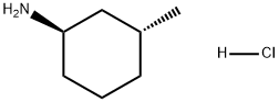 Cyclohexanamine, 3-methyl-, hydrochloride, (1R-trans)- Structure