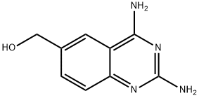 6-Quinazolinemethanol, 2,4-diamino- Structure