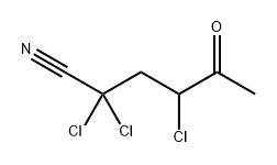 Hexanenitrile, 2,2,4-trichloro-5-oxo- 구조식 이미지