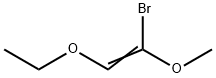 Ethene, 1-bromo-2-ethoxy-1-methoxy- Structure