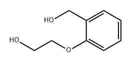 Benzenemethanol, 2-(2-hydroxyethoxy)- Structure