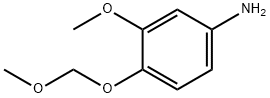 Benzenamine, 3-methoxy-4-(methoxymethoxy)- Structure