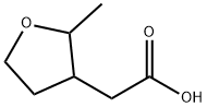 2-(2-Methyloxolan-3-yl)acetic acid Structure