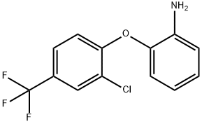 Benzenamine, 2-[2-chloro-4-(trifluoromethyl)phenoxy]- Structure