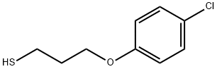 1-Propanethiol, 3-(4-chlorophenoxy)- Structure