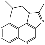 1H-Imidazo[4,5-c]quinoline, 2-methyl-1-(2-methylpropyl)- 구조식 이미지