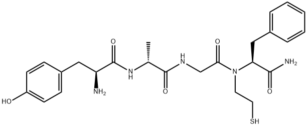 enkephalin, Ala(2)-cysteamine(5)- Structure