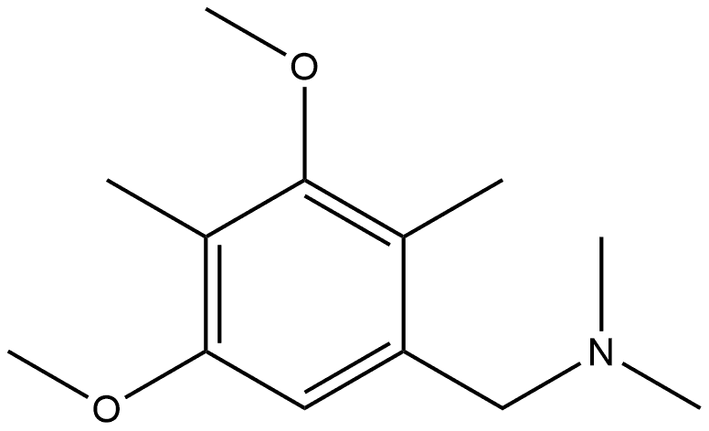 3,5-Dimethoxy-N,N,2,4-tetramethylbenzenemethanamine Structure