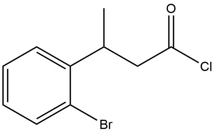 Benzenepropanoyl chloride, 2-bromo-β-methyl- 구조식 이미지
