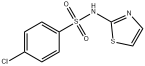 Benzenesulfonamide, 4-chloro-N-2-thiazolyl- Structure