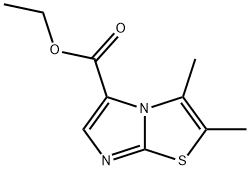 Imidazo[2,1-b]thiazole-5-carboxylic acid, 2,3-dimethyl-, ethyl ester Structure