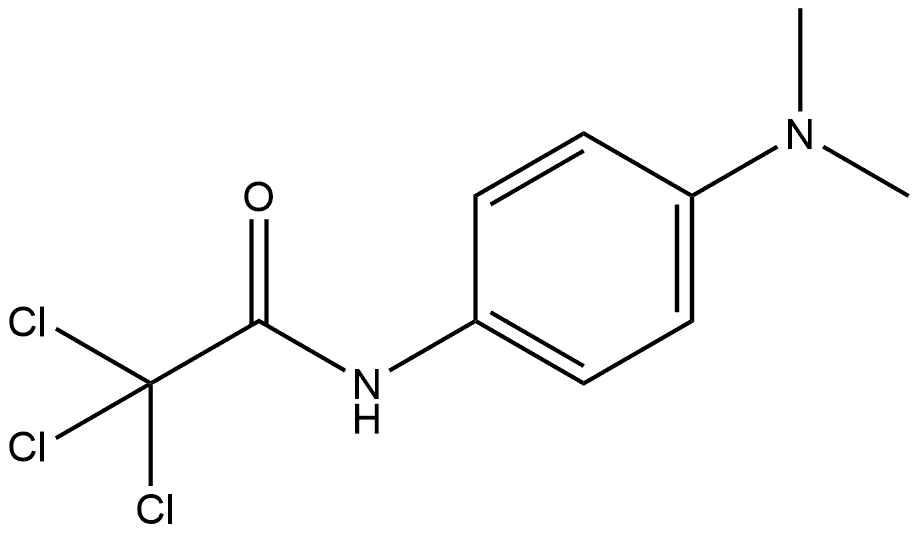 2,2,2-Trichloro-N-[4-(dimethylamino)phenyl]acetamide Structure