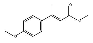 2-Butenoic acid, 3-(4-methoxyphenyl)-, methyl ester, (2E)- Structure