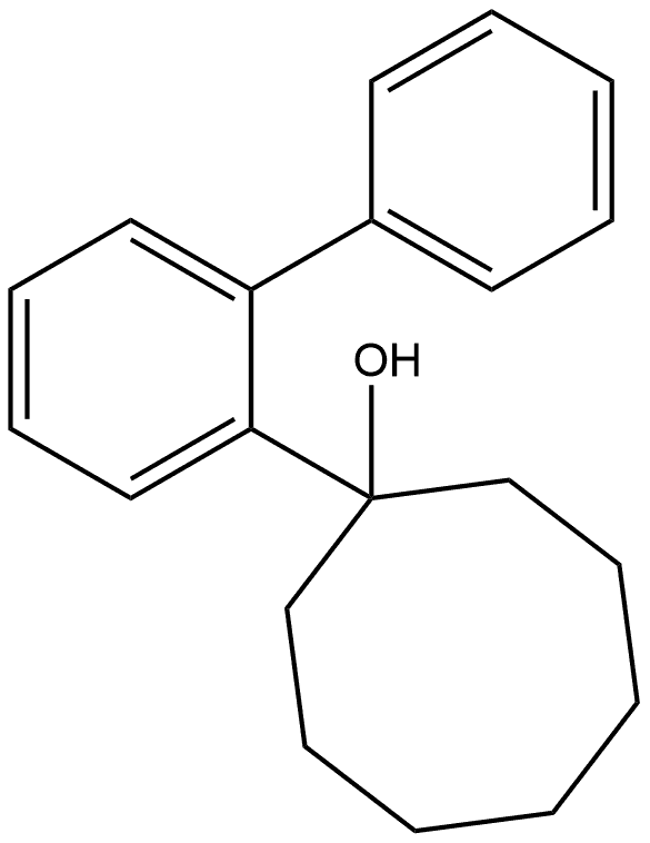 1-[1,1'-Biphenyl]-2-ylcyclooctanol Structure