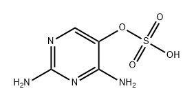 5-Pyrimidinol, 2,4-diamino-, 5-(hydrogen sulfate) Structure