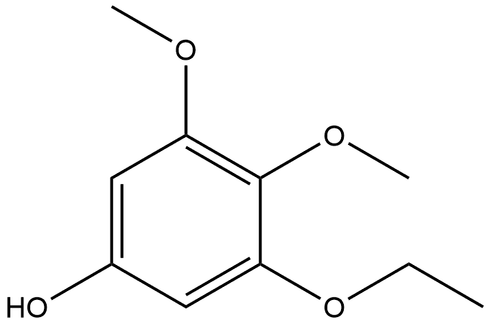 3-Ethoxy-4,5-dimethoxyphenol Structure