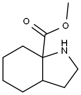 7aH-Indole-7a-carboxylic acid, octahydro-, methyl ester Structure