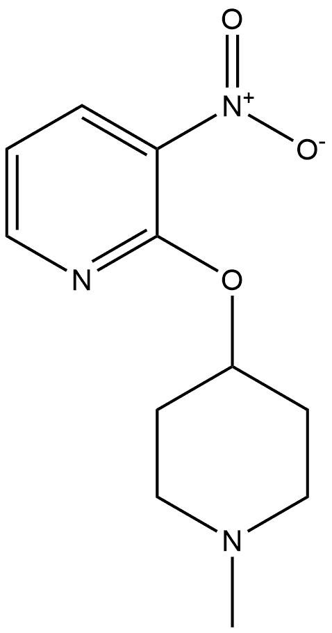 2-((1-methylpiperidin-4-yl)oxy)-3-nitropyridine Structure