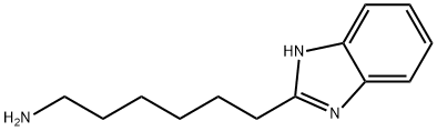 1H-Benzimidazole-2-hexanamine Structure