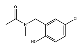 Acetamide, N-[(5-chloro-2-hydroxyphenyl)methyl]-N-methyl- 구조식 이미지